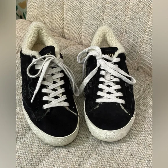 PREMIATA Black suede Women's "Steven" Sneakers, sz 40 (US 9) - Picture 3 of 8